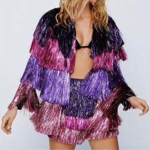 Nasty gal tinsel set